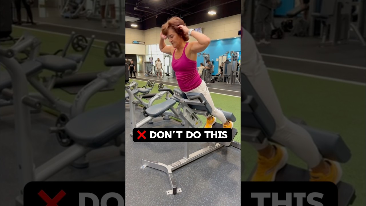 Form Mistakes That Keep Women 50+ Stuck #strengthtraining #gymworkout